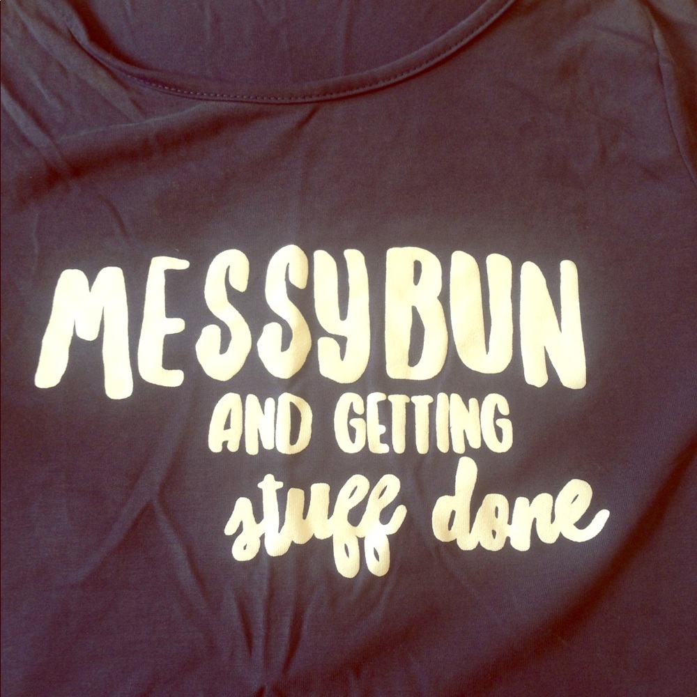 Tie shoulder T-shirt